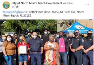 City Officials Recognize CG Bethel High’s Community Food Drive