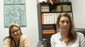 Karla Rodriguez and Paola Espinosa of National Blue Ribbon winning AcadeMir Charter School