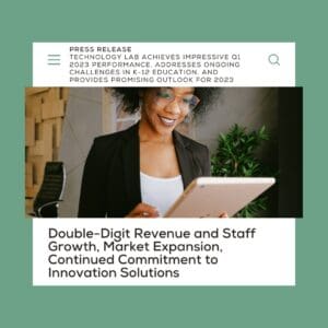 Technology Lab Addresses Ongoing Challenges in K-12 Education