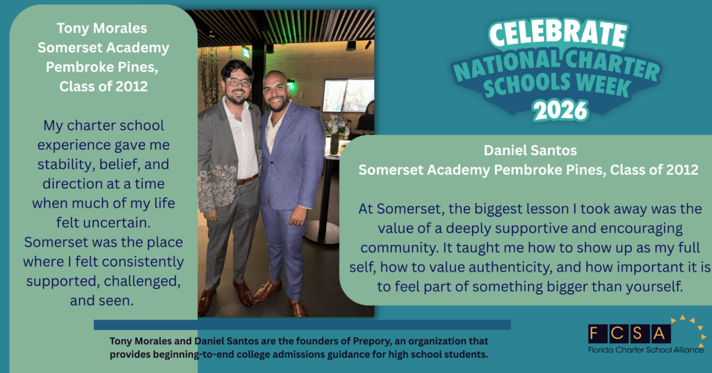 Tony and Daniel FCSA - Florida Charter School Alliance